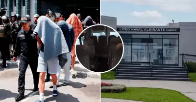 Caso Liceo Naval: identifican a los adultos que viajaban con alumnos