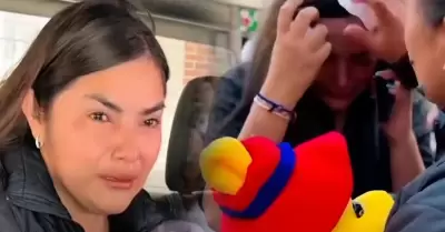 Tiktoker fue agredida durante labor social