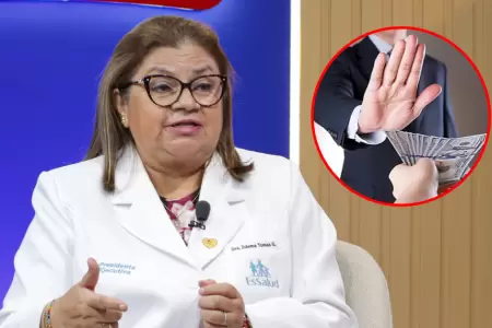 Presidenta de EsSalud alerta sobre casos de corrupci�n