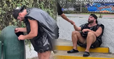 Renzo Spragg�n estar�a en situaci�n de calle
