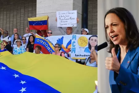 Protestas en Venezuela: exigen nuevas elecciones y retorno de Mar�a Corina Macha