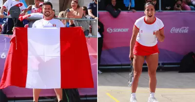 Per� es campe�n absoluto de la paleta front�n en los Juegos Suramericanos 2026
