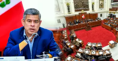 Premier Galarreta sobre pedido de facultades.