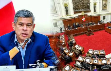 Premier Galarreta sobre pedido de facultades.
