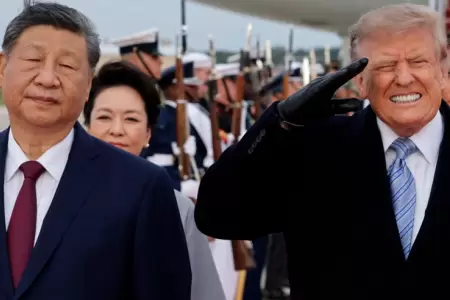 Presidente Trump sufre por estruendo de aviones
