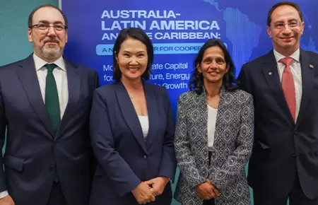 Presidenta Keiko Fujimori sostuvo reuni�n con la CAF en Nueva York.