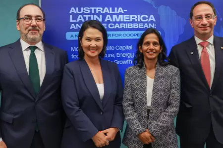 Presidenta Keiko Fujimori sostuvo reuni�n con la CAF en Nueva York.