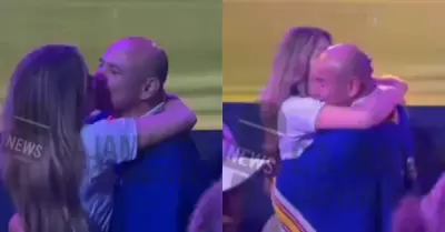 Sheyla Rojas es captada besando a Joaqu�n Ram�rez