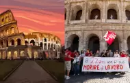 Italia: Coliseo de Roma cierra tras muerte de trabajador de 22 a�os que cay� desde 10 metros