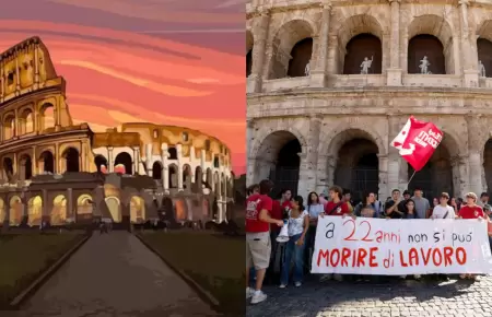 Joven de 22 a�os muere al caer de 10 metros en el Coliseo Romano