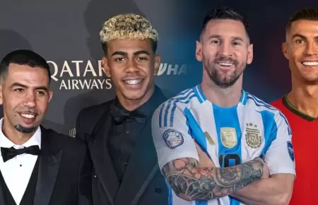 Padre de Lamine Yamal contra Messi y Cristiano Ronaldo