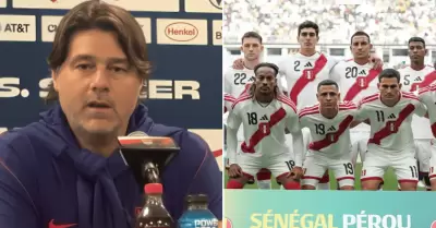 Mauricio Pochettino se rinde ante el nivel de la selecci�n peruana