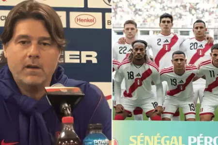 Mauricio Pochettino se rinde ante el nivel de la selecci�n peruana