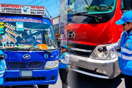 Operativo sonoro en Arequipa.