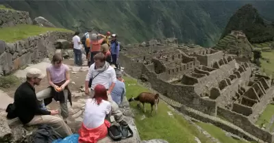 El hecho ocurri� en Machu Picchu.