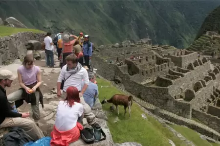 El hecho ocurri� en Machu Picchu.