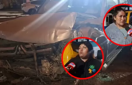 Seis personas quedaron heridas luego de que camioneta chocaracontra 3 mototaxis