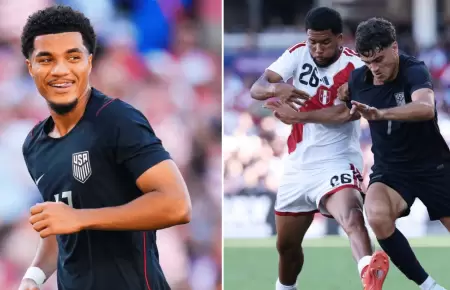 Estados Unidos golea 4 -1 a Per� en amistoso internacional