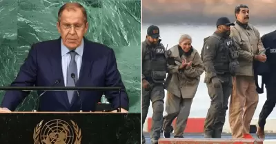 Canciller ruso exige la liberaci�n de Nicol�s Maduro y su esposa ante la ONU