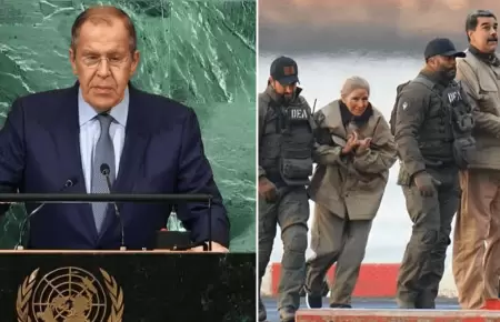 Canciller ruso exige la liberaci�n de Nicol�s Maduro y su esposa ante la ONU