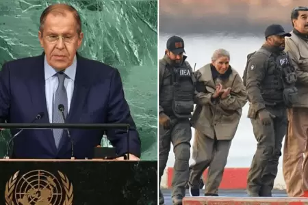 Canciller ruso exige la liberaci�n de Nicol�s Maduro y su esposa ante la ONU