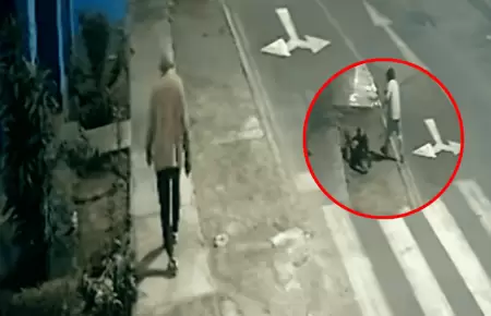 Un hombre fue apu�alado cuando retornaba a su casa en San Juan de Miraflores