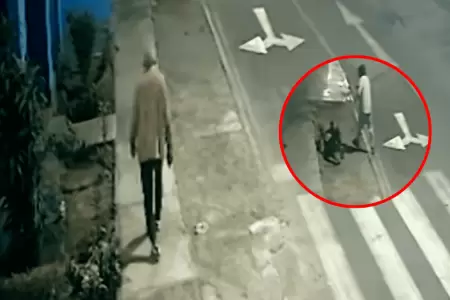 Un hombre fue apu�alado cuando retornaba a su casa en San Juan de Miraflores