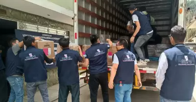 La ONPE culmin� la distribuci�n del material electoral