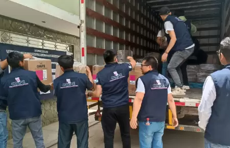 La ONPE culmin� la distribuci�n del material electoral