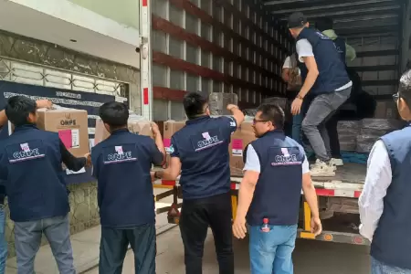 La ONPE culmin� la distribuci�n del material electoral
