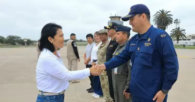Keiko Fujimori llega a Lambayeque