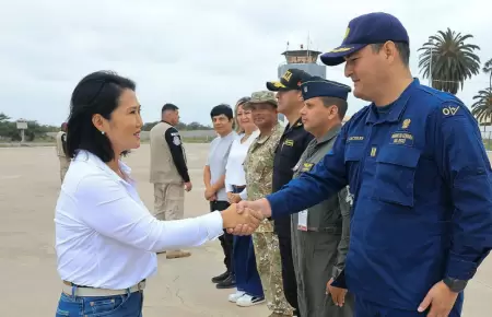 Keiko Fujimori llega a Lambayeque