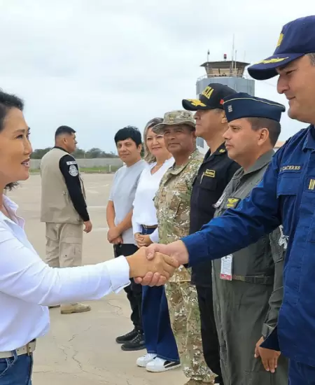 Keiko Fujimori llega a Lambayeque