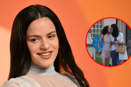 Rosal�a y modelo francesa son captadas de la mano