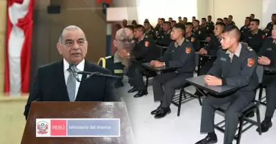 Ministro report� detecciones dentro de escuelas policiales.