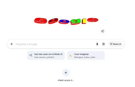 Doodle conmemorativo retorna al estilo noventero.