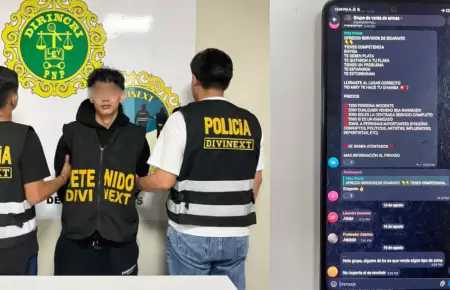 Polic�a detuvo al investigado tras denuncia.