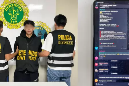 Polic�a detuvo al investigado tras denuncia.