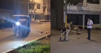 Mototaxista fue asesinado cerca a su casa en Comas
