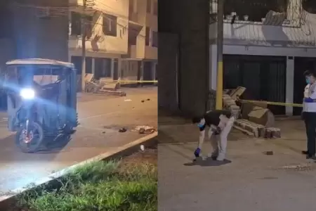 Mototaxista fue asesinado cerca a su casa en Comas