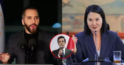 Reuni�n entre Keiko Fujimori y Nayib Bukele ser� el 29 de octubre