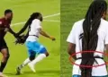 Dos futbolistas fueron expulsados por jalar el cabello de un rival: ins�lita escena en la Concacaf