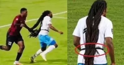 Futbolista con el cabello m�s largo provoca dos expulsiones.