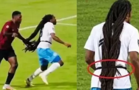 Futbolista con el cabello m�s largo provoca dos expulsiones.