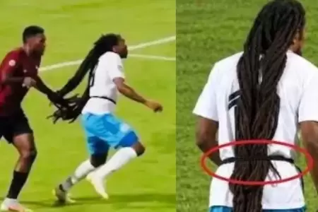 Futbolista con el cabello m�s largo provoca dos expulsiones.