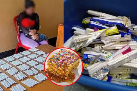 INPE encuentra m�s de 400 cigarrillos ocultos en turrones