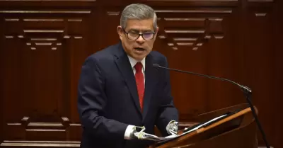 Premier habl� durante acto oficial del Gobierno.