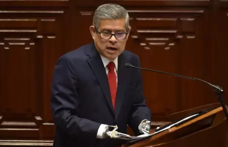 Premier habl� durante acto oficial del Gobierno.