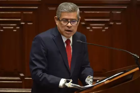 Premier habl� durante acto oficial del Gobierno.