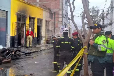 Incendio deja dos v�ctimas mortales.